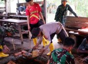 Dapur Direhab Satgas TMMD, Wajah Mahdalena di Merauke Penuh Haru: “Terima Kasih, Bapak TNI”