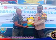 Gerakan Pangan Murah, Polres Waropen Kembali Salurkan 2 Ton Beras SPHP Kepada Masyarakat