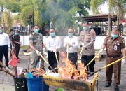 Kejari Merauke Musnahkan 866 Barang Bukti, dari Narkotika hingga Ratusan Botol Miras