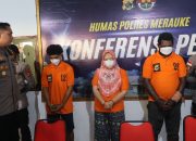 Polres Merauke Bongkar Kasus Pencurian Sapi di Tanah Miring, 3 Pelaku Diamankan