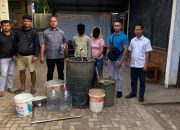 Satresnarkoba Polres Merauke Bongkar Produksi Sopi, 2 Pelaku Diamankan