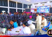 Prajurit Petarung Pasmar 3 Tebar Kepedulian Lewat Bakti Kesehatan Jelang HUT ke-80 TNI AL