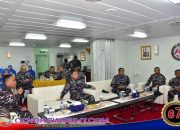 Aspers Danpasmar 3 Hadiri Kepulangan KRI WSH-991 Usai Laksanakan Satgas Diplomasi di Pasifik Selatan