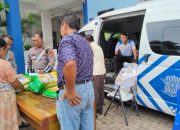 Satlantas Polres Priok, Gelar Gerakan Pangan Murah, Bantu Warga Dapatkan Beras Murah”