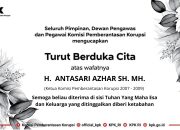 KPK Sampaikan Duka Cita Atas Wafatnya Mantan Pimpinan H. Antasari Azhar