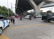 Polres Priok, Gelar Pengaturan Lalu Lintas, Berikan Pelayanan”