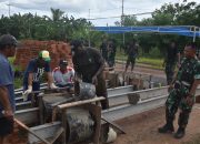 Terapkan Semangat SOBAT, Prajurit Kodam XXIV Bantu Fasilitas Ibadah Warga Merauke