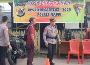 Amankan Malam Tahun Baru, Kapolres Mappi Tinjau Pos Pam