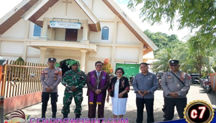 Ciptakan Rasa Aman, Kodim 1709/Yawa Laksanakan Pengamanan Ibadah Tahun Baru