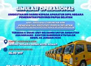 Dishub Papua Selatan Uji Coba Angkutan ASN ke Kantor Pemerintahan Baru di Salor