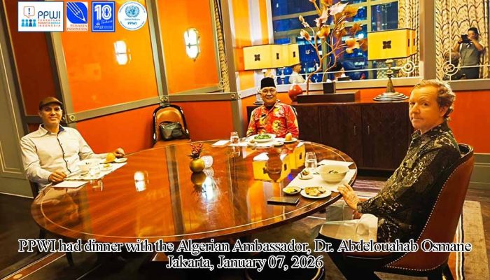 PPWI dan Dubes Aljazair Gelar Pertemuan Silaturahmi Bahas Kerja Sama Sosial Budaya