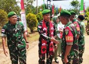 Tekankan Disiplin dan Keharmonisan Keluarga, Dandim 1707/Merauke Sambangi Koramil