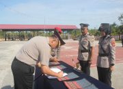 Sertijab Kasat Lantas dan Kapolsek Jair, Kapolres Tekankan Tanggung Jawab Jabatan