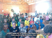 Personil Satgas TMMD ke 127 Kodim 1704/ Mappi Ikut Ibadah Rabu Abu di Gereja St. Paulus Yibin  ‎