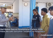 Hari Kedua Operasi Keselamatan Cartenz 2026, Polres Merauke Gencarkan Sosialisasi ke Pengendara  ‎