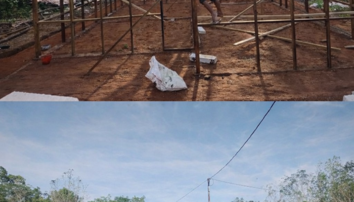 Cuaca Cerah, Progres TMMD 127 di Kampung Yibin Makin Ngebut  ‎