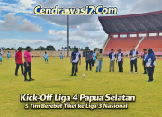 Kick-Off Liga 4 Papua Selatan, 5 Tim Berebut Tiket ke Liga 3 Nasional  ‎