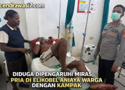 Diduga Dipengaruhi Miras, Pria di Elikobel Aniaya Warga dengan Kampak  ‎