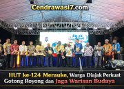 HUT ke-124 Merauke, Warga Diajak Perkuat Gotong Royong dan Jaga Warisan Budaya