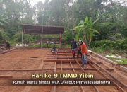 Hari ke-9 TMMD Yibin, Rumah Warga hingga MCK Dikebut Penyelesaiannya  ‎