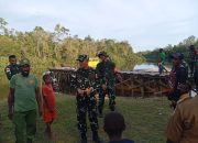 Danrem 174/ATW Tinjau Hasil TMMD di Kampung Yibin Mappi, Pastikan Pembangunan Rumah Warga Berjalan Baik