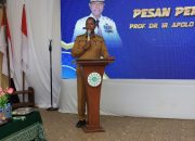 Dari Masjid Al-Hikmah, Gubernur Apolo Ajak Warga Tetap Produktif di Tengah Penghematan