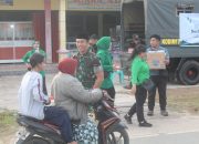 Kodim 1704/Mappi dan Persit Hadirkan Ramadan Penuh Berkah Lewat Bagi Takjil