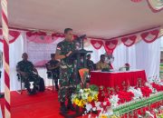 Pangdam XXIV/Mandala Trikora Tinjau Marshaling Area Yonif TP 819/PIBP di Mappi, Beri Arahan Langsung ke Prajurit