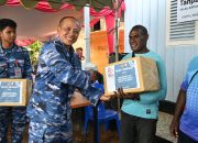 Lanud J.A. Dimara Gelar Baksos HUT ke-80 TNI AU, Cat Gereja hingga Pengobatan Gratis