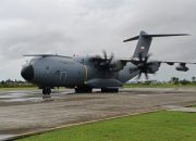 A400M TNI AU Datang Lagi ke Merauke, Jadi Magnet bagi Siswa  ‎