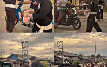 Ramadan Berbagi, PSHT Mappi Kembali Turun ke Jalan Bagikan Takjil