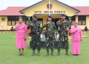 Sertijab Wadanyon B Pelopor Digelar di Merauke, Kompol Paulus Hilapok Resmi Jabat Posisi Baru  ‎