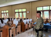 Penyuluhan di SMK Negeri 3 Mappi, Yonif TP 819/PIBP Edukasi Bahaya Penyakit Menular hingga Rekrutmen TNI AD  ‎
