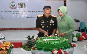 Syukuran HUT ke-80 Persit di Merauke, Danrem 174 Soroti Peran Strategis Istri Prajurit