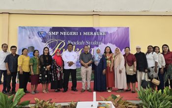 Momen Paskah di SMPN 1 Merauke, Kebersamaan di Tengah Keberagaman Ditekankan