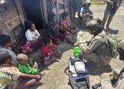Patroli hingga Layanan Kesehatan, Satgas Damai Cartenz Hadir Langsung di Pengungsian Gigobak