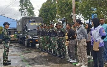 Yonif TP 819/PIBP Gelar Karya Bhakti, Dorong Layanan Kesehatan Lebih Prima