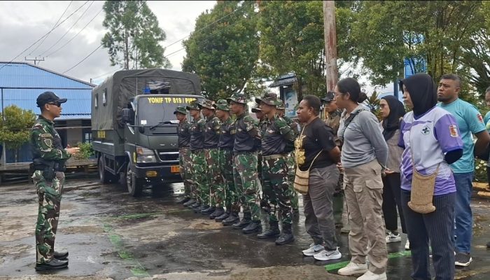 Yonif TP 819/PIBP Gelar Karya Bhakti, Dorong Layanan Kesehatan Lebih Prima