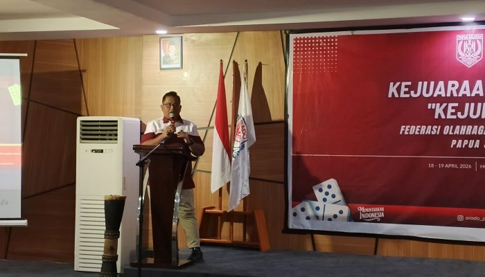 Kejurprov Domino Papua Selatan Perdana Digelar, Orado Ubah Stigma dari Permainan Warung ke Olahraga Prestasi
