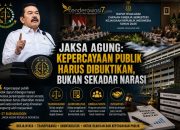 Jaksa Agung: Kepercayaan Publik Harus Dibuktikan, Bukan Sekadar Narasi