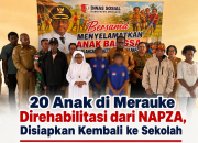 20 Anak di Merauke Direhabilitasi dari NAPZA, Disiapkan Kembali ke Sekolah