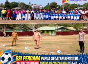 GSI Perdana Papua Selatan Bergulir, Talent Scouting Pantau 100 Pesepak Bola Pelajar