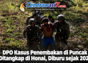 DPO Kasus Penembakan di Puncak Ditangkap di Honai, Diburu sejak 2024