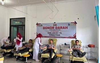 Donor Darah Jelang HUT Humas Polri, Polres Subulussalam Beri Manfaat Nyata Untuk Masyarakat