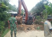 Kodim 0104/Atim Dukung Pembangunan Jembatan Perintis Penghubung Dua Desa