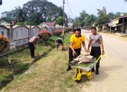 Aksi Nyata Polsek Idi Tunong Mewujudkan Program 100 Hari Kerja Kapolri Melalui Green Policing