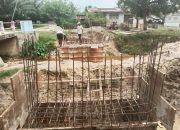 Kodim 0104/Aceh Timur Terus Pacu Pembangunan Jembatan Beton di Desa Alue Buloh 2, Progres Capai 70 Persen