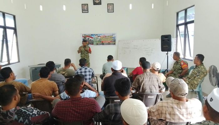 Danramil 09/Nrs Sosialisasikan Penerimaan Prajurit TNI AD, Ajak Kades dan Tomas Dorong Generasi Muda Mengabdi kepada Negara
