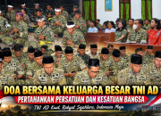 HUT ke-81 TNI, Kodam XVIII/Kasuari Gelar Doa Bersama
