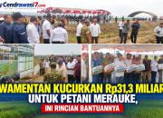 Wamentan Kucurkan Rp31,3 Miliar untuk Petani Merauke, Ini Rincian Bantuannya